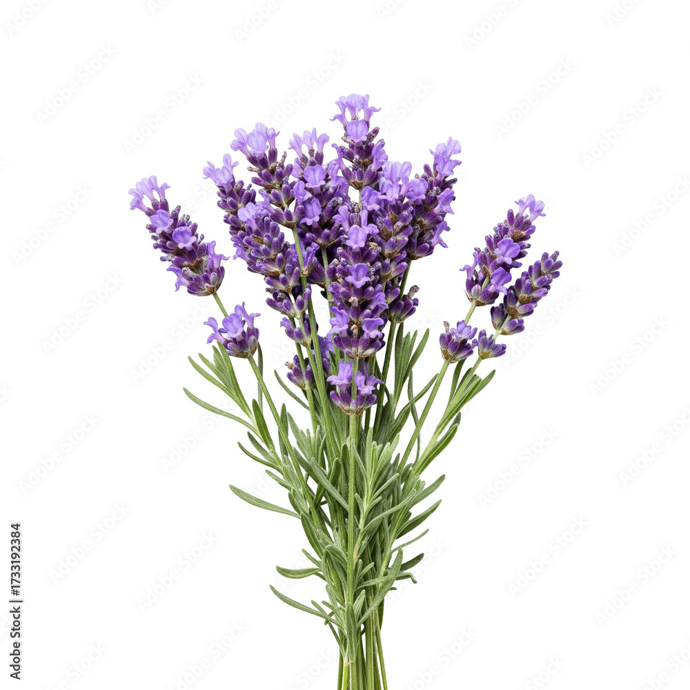Naklejka premium lavender isolated on white background
