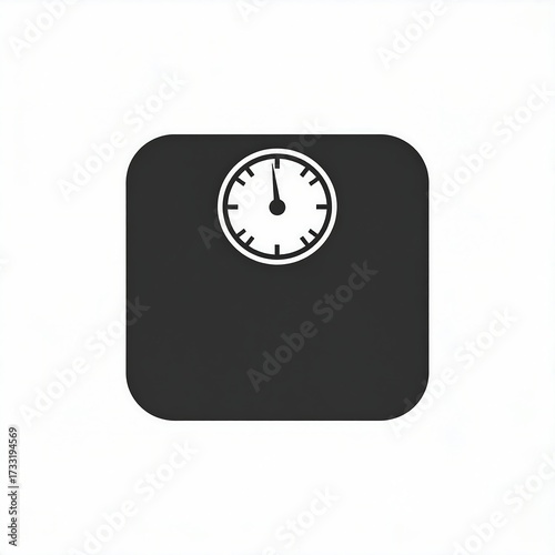 Simple icon of a weighing scale