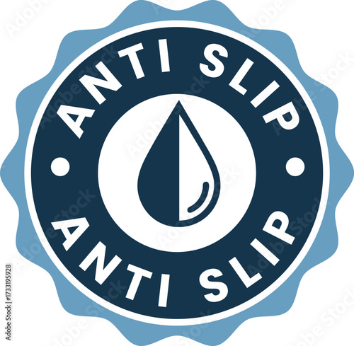 Anti slip grip floor safety surface material texture icon sign