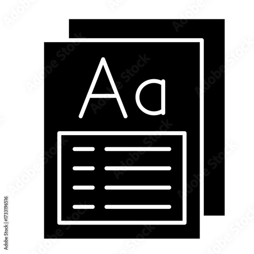 Vocabulary  Icon Set Multiple Style Collection