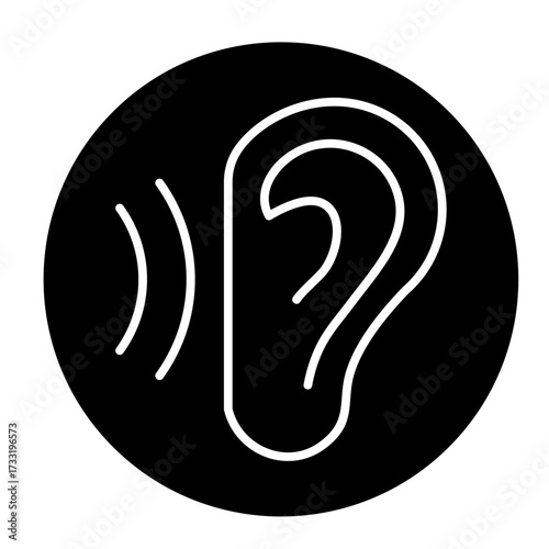 Listening  Icon Set Multiple Style Collection