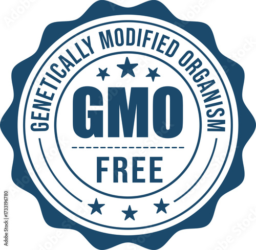 Gmo free food label non gmo certified organic product badge
