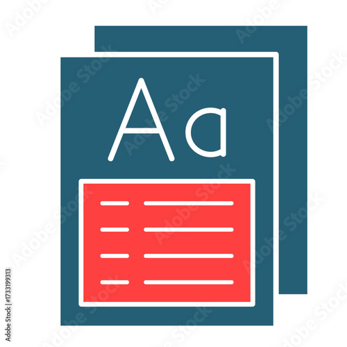 Vocabulary  Icon Set Multiple Style Collection
