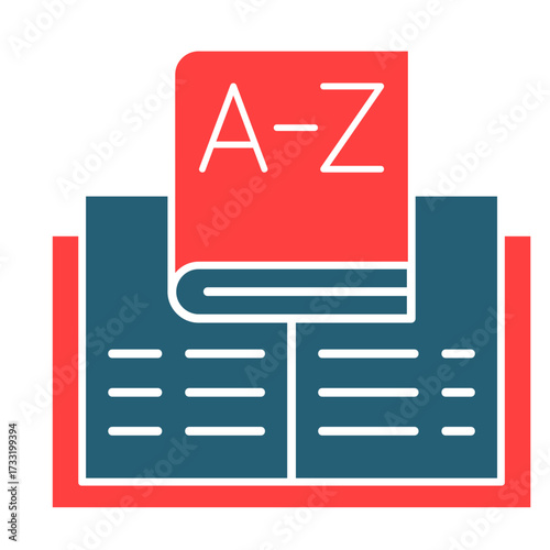 Dictionary  Icon Set Multiple Style Collection