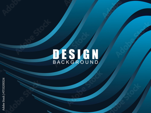 Premium background design with dark blue luxury motif. Vector horizontal template, for digital lux business banners, contemporary formal invitations, luxury vouchers, gift certificates, etc.	