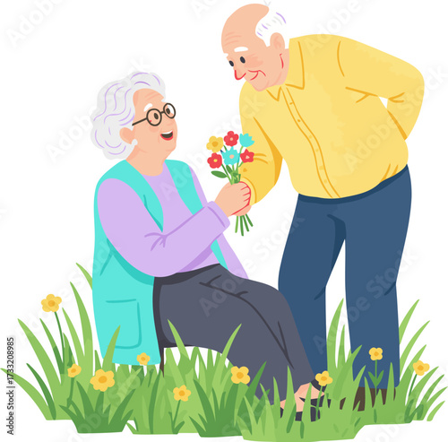 Adobe Illustrator Artwork Grandparents