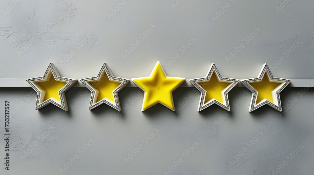 Fototapeta premium gold star award