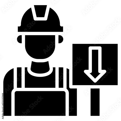 Shortage Demand glyph icon