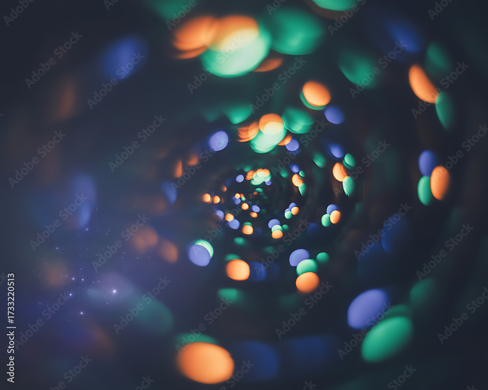 Naklejka premium abstract background with bokeh
