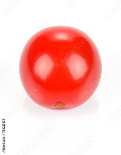 Free Download Single, round, vibrant red tomato - GFXLoad