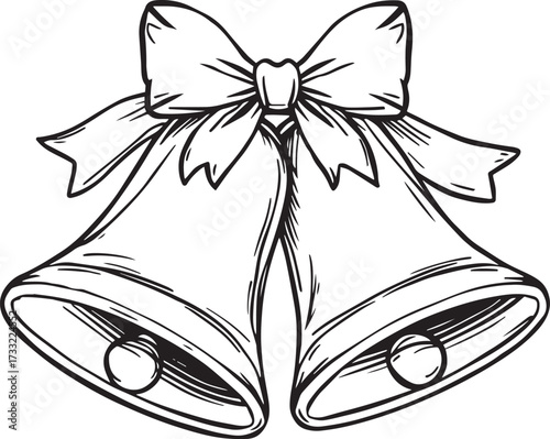 christmas bells vector