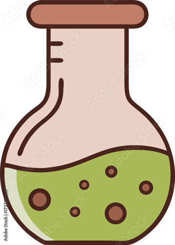 illustration of a test tube