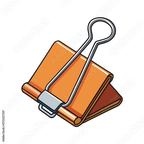 paper clip on white background