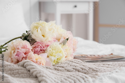Bouquet of beautiful peonie...