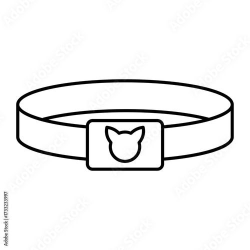 collar outline icon