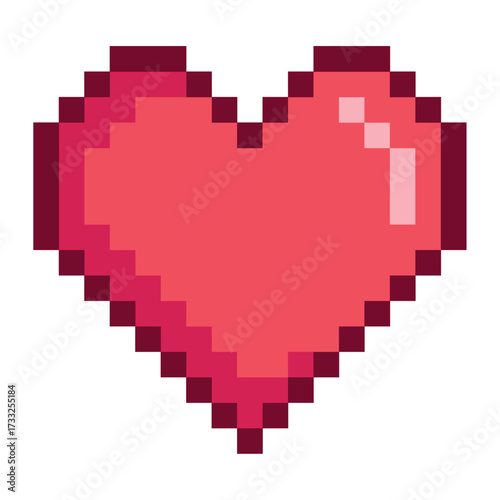 Pixel Heart Life Bar
