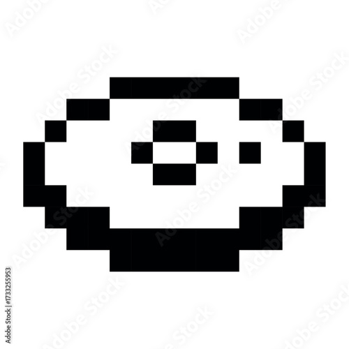 Pixel Coin Retro Icon
