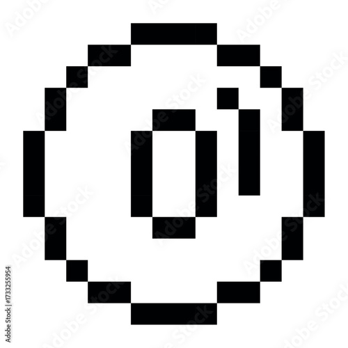 Pixel Coin Retro Icon
