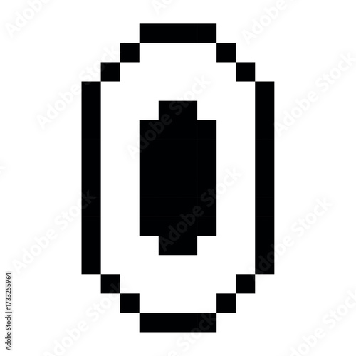 Pixel Coin Retro Icon
