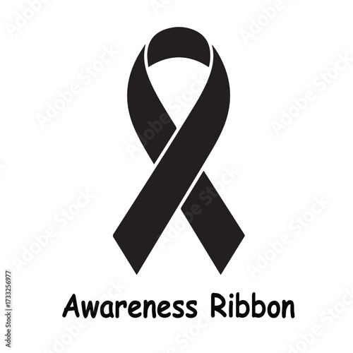 Awareness ribbon vector, awareness ribbon clipart, cancer ribbon vector, cancer ribbon icon, cancer logo vector.