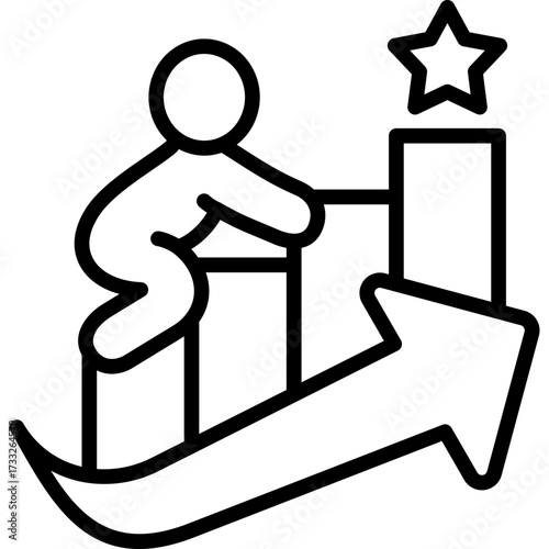 Developmental Stages line icon