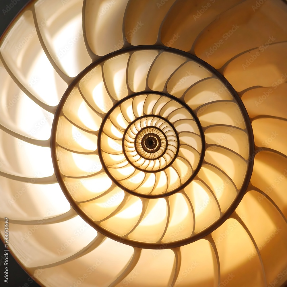 Obraz premium Spiral shell intricate design