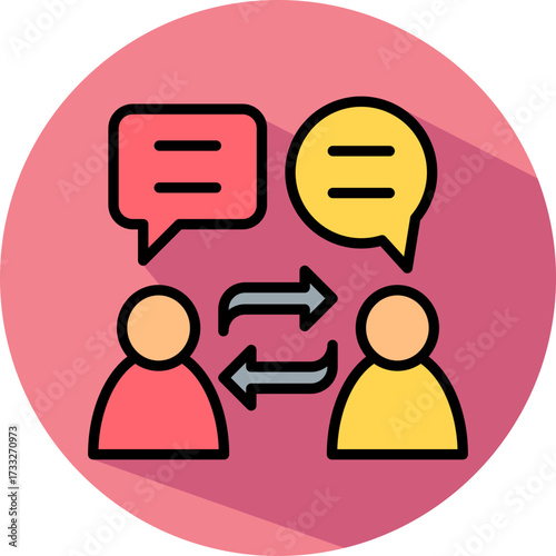 Communication Skills isometric icon