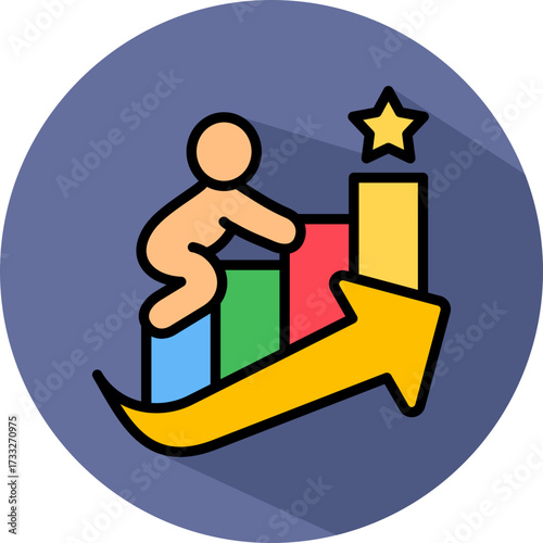 Developmental Stages isometric icon
