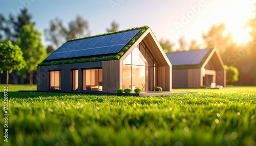 a House Residential Structure grass as fokaw business