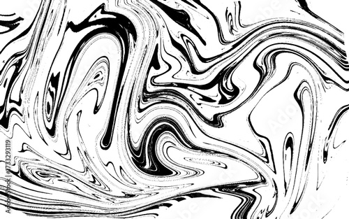 Abstract marble distorted monochrome background. Vector ink liquid creative psychedelic pattern. Wavy psychedelic concept background. Illustration vector
