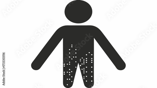 Conceptual human silhouette filled with glowing city lights representing urban life, connectivity, and modern living.