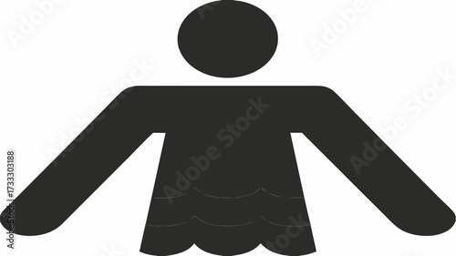 Dynamic person enjoying refreshing water immersion for ultimate relaxation and well-being