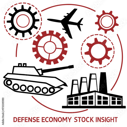 Industrial production of military equipment and aircraft for defense economy and national security