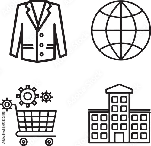 Global Business & Commerce Icons