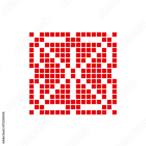 Vector Illustration of Palestinian Traditional Tatreez  Embroidery Pattern