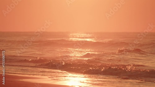 Coastal Dawn: Sunrise Over Folly Beach, South Carolina
