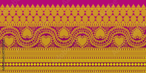 beautiful graphic saree design and this sari design is in Indian style which is for textile fashion industry and it can be used as wallpaper backdrop and website bg this style is originated in india 