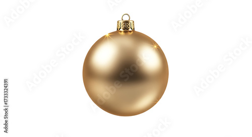 Elegant oval gold christmas ornament with black background