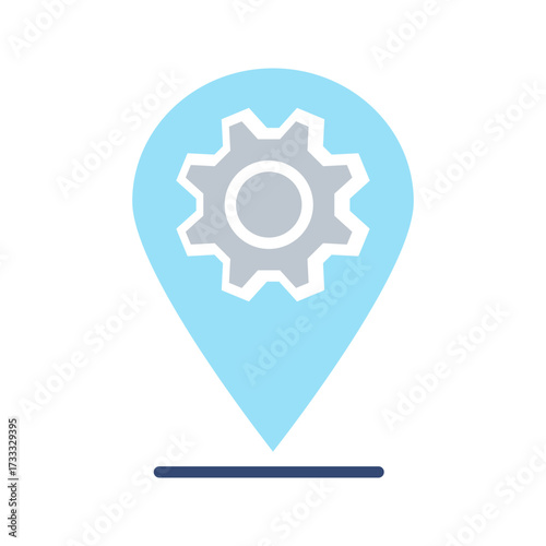 Local SEO for small businesses. Local seo marketing based on customer ratings and reviews. Regional listings with maps, red pins, and star ratings for nearby places. Local search concept illustration
