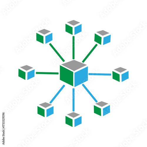 Network technology thin line icon set. Containing internet, computer, cyberspace, global connection, database, communication, server, cloud computing, device, digital, wireless. Vector illustration

