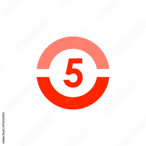Number icon vector illustration. Infographic number icon vector. number icon vector