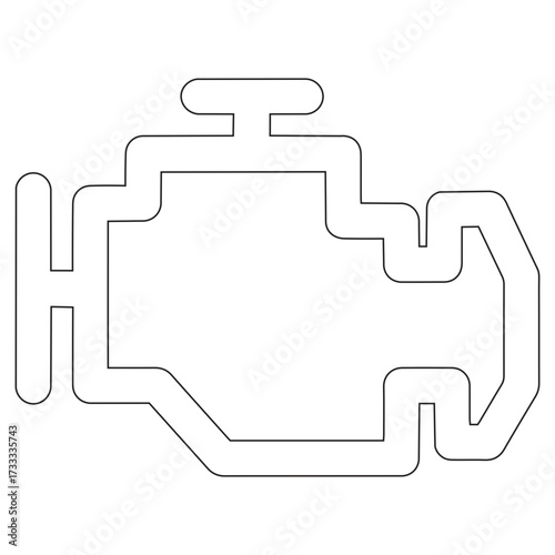 car check engine light icon