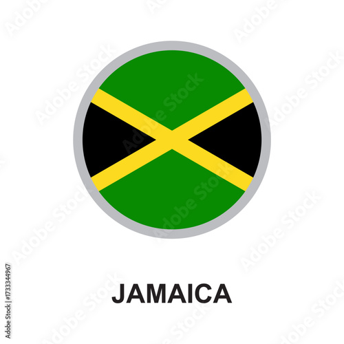 Free Download jamaica national flag circular vector design - GFXLoad
