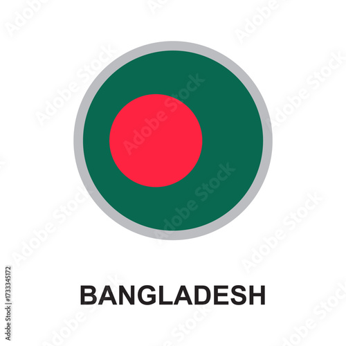 Free Download bangladesh national flag circular vector design - GFXLoad