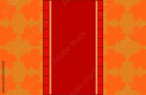Autumn background with colorful autumn leaves. Frame with autumn leaves.