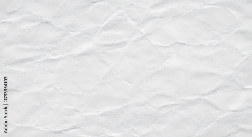Obraz premium White Crumpled Paper Texture Background.