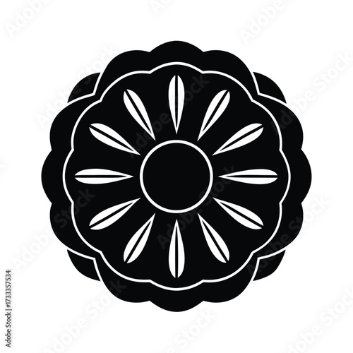 Kouign Amann Pastry Icon Vector Illustration