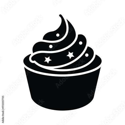 Chocolate Mousse Icon Vector Illustration