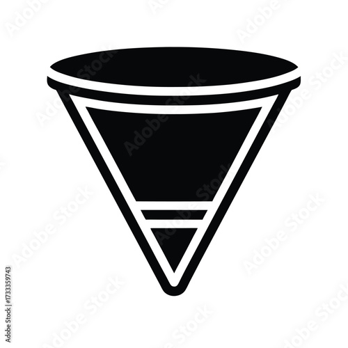 Coffee Filter Icon Vector Illustration