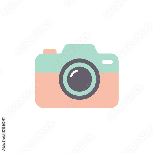 Retro camera illustration with a vintage feel, perfect for photography, travel, and lifestyle projects